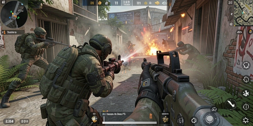 Tampilan dinamis dari gameplay seru di 8364.