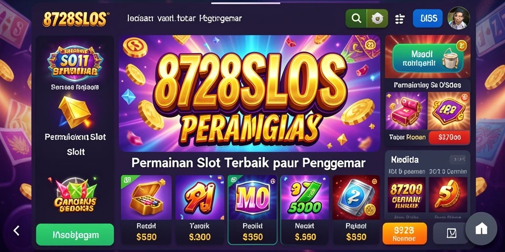 Tampilan gameplay menarik dari 8728SLOTS yang memukau.