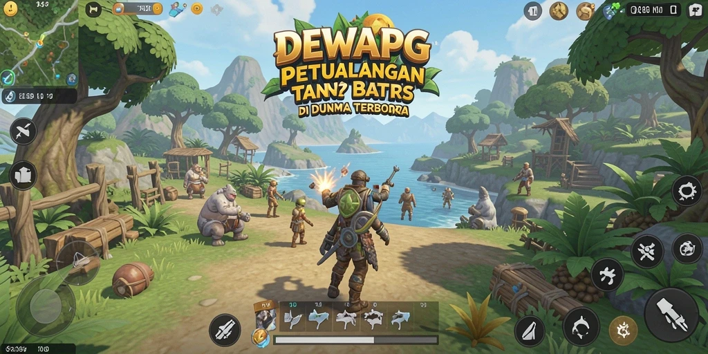 Tampilan gameplay menakjubkan dari dunia terbuka DEWAPG.