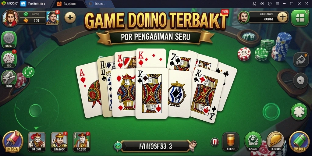 Screenshot utama FB333 menampilkan gameplay menarik dari permainan Domino.