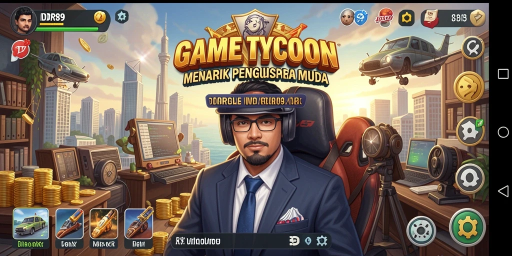 Tampilan menarik dari gameplay Tycoon di IDR89.