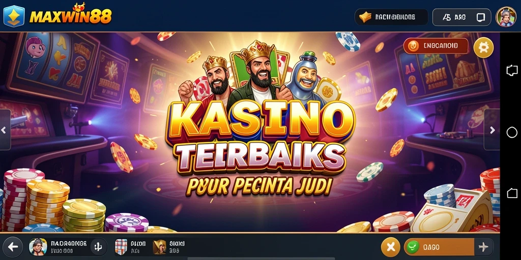 Screenshot MAXWIN88 menampilkan gameplay Kasino yang seru dan interaktif.