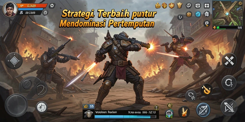 Gameplay OJA89 menunjukkan strategi pertempuran yang mendebarkan dan menantang.