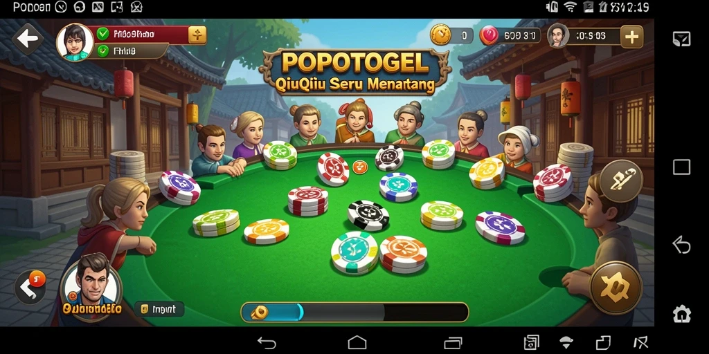 Screenshot gameplay QiuQiu menarik dari POPOTOGEL.