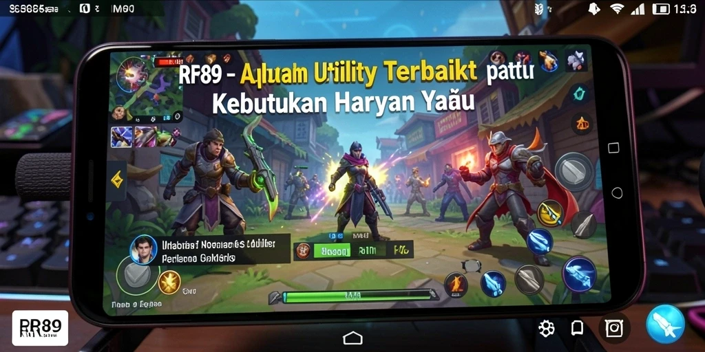 Tampilan antarmuka RR89 yang sederhana dan efektif.