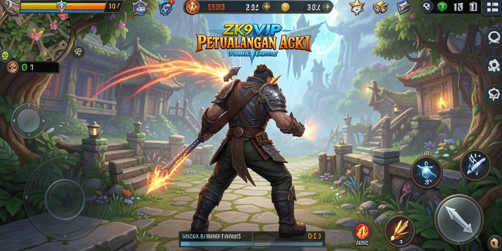 Gameplay seru di dunia fantasi ZK9VIP dengan pertarungan mendebarkan.